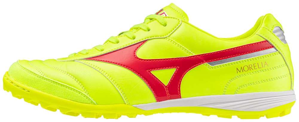 Mizuno MORELIA SALA ELITE TF / Safety Yellow/Fiery Coral 2/Galaxy Silver / 36.5/4.0 – obrázek 1