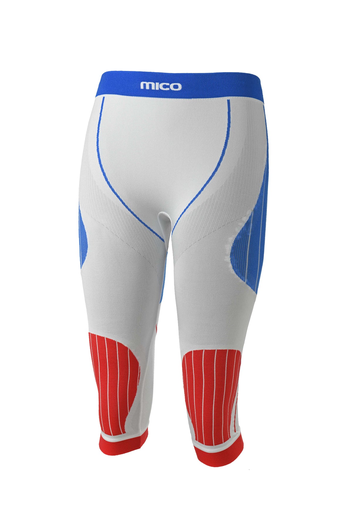 Mico WOMAN 3/4 TIGHT PANTS OFFICIAL CZE, BIANCO, II – obrázek 1