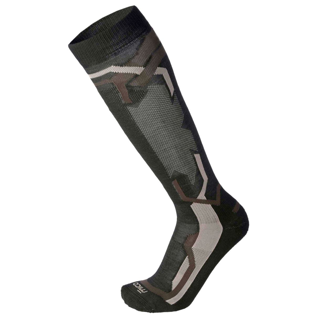 Mico MEDIUM WEIGHT WARM CONTROL SKI SOCKS, NERO/ANTRACITE, S – obrázek 1