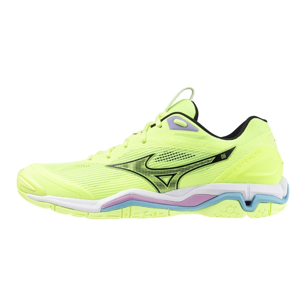 Mizuno WAVE STEALTH 6 / MIZUNO Neo Lime/Black/Splish Splash / 51.0/15.0 – obrázek 1