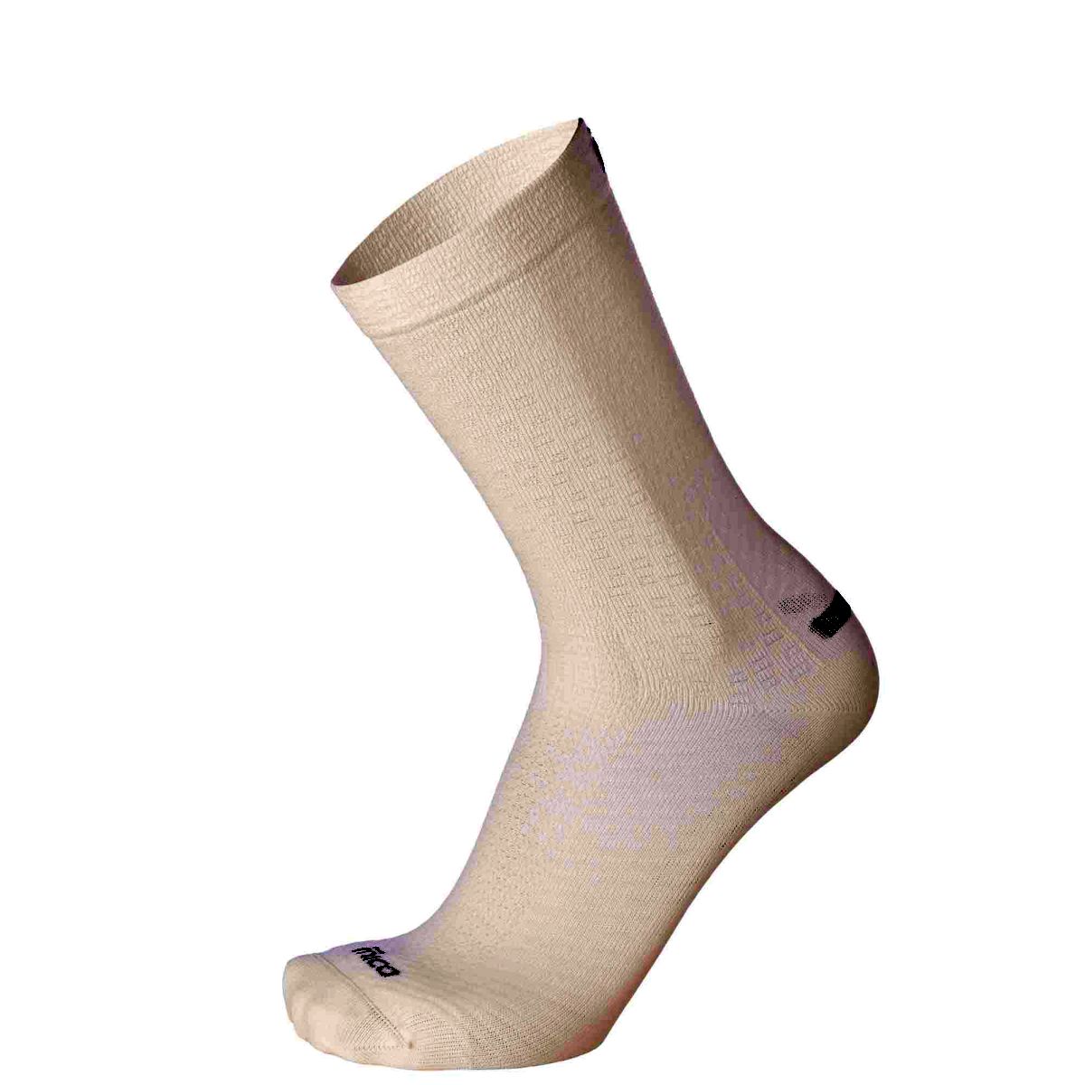 Mico LIGHT W. EXTRA DRY BIKE CREW SOCK, BIANCO, S – obrázek 1