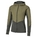 Mizuno Active Warmalite Hybrid Full Zip Hooded Long Sleeve Top  / Forest Night / L – obrázek 1