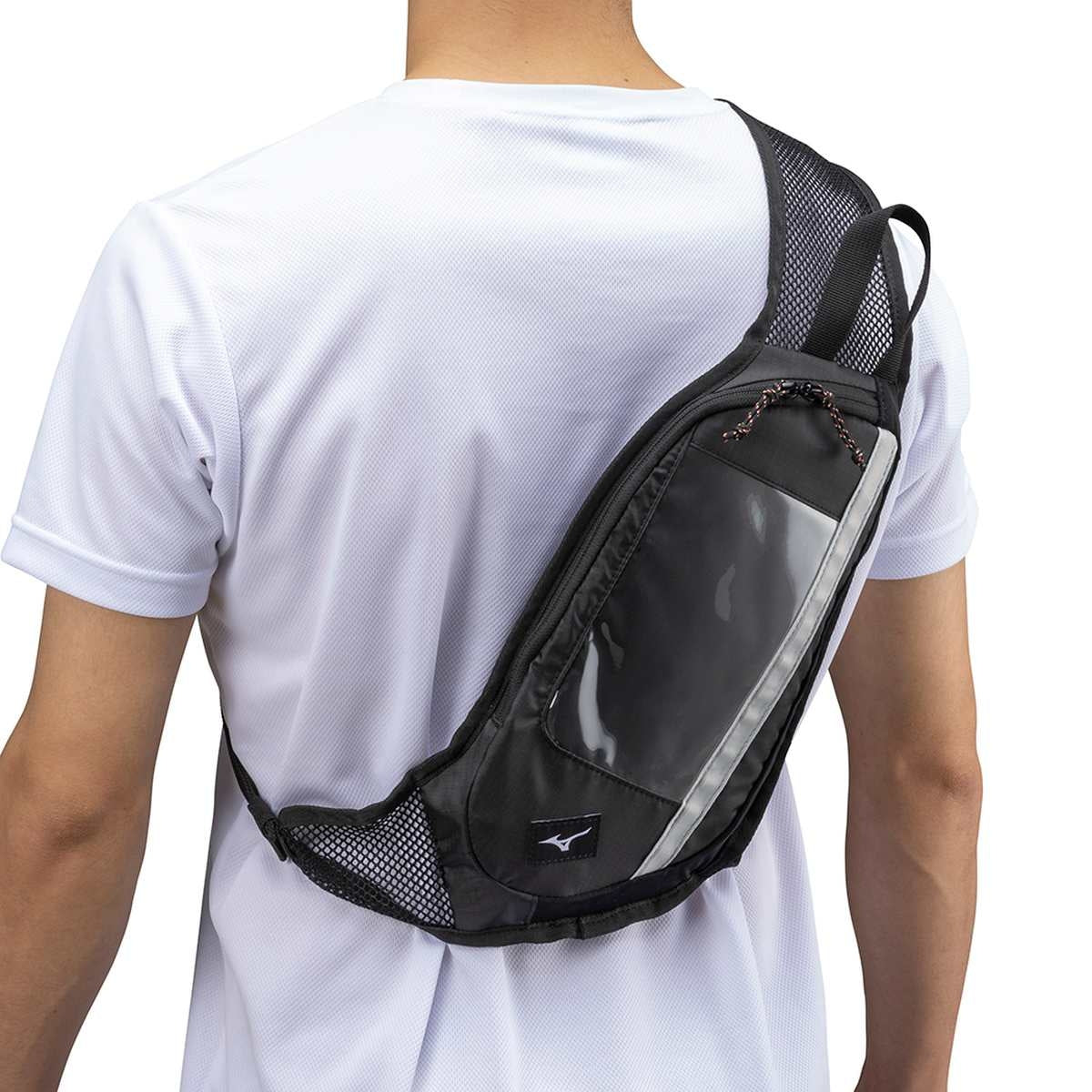 Mizuno MESH BODYBAG NR(U) / Black/Light Gray / OS – obrázek 2