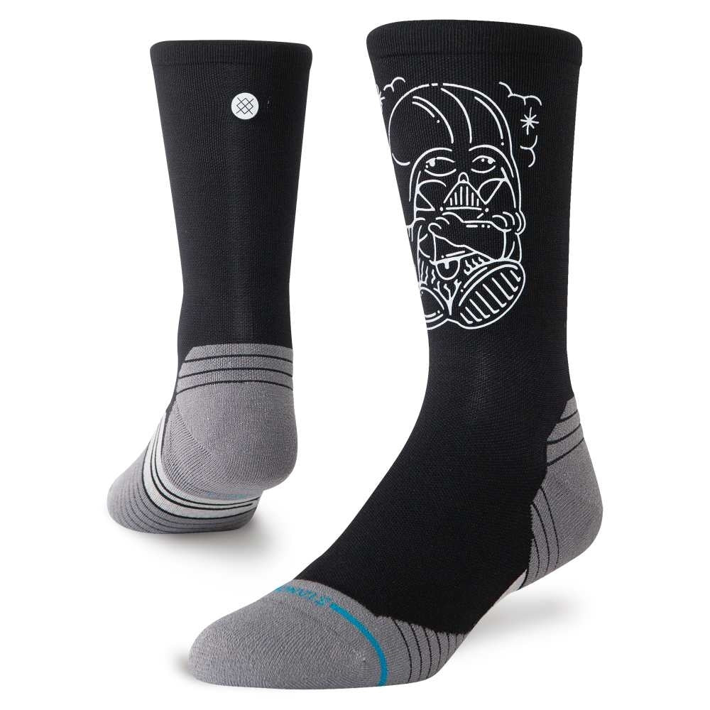 Stance DJ DARTH LIGHT CREW/BLK/L – obrázek 1