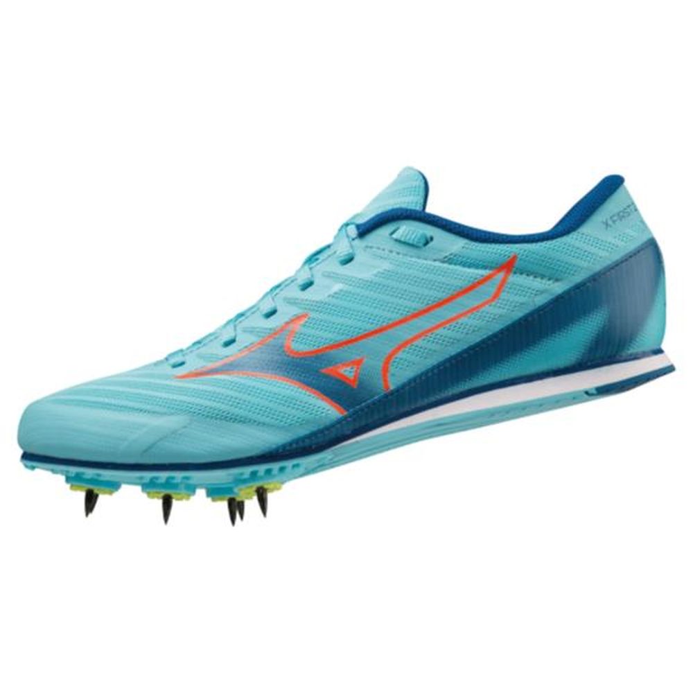 Mizuno X FIRST 2 /  Turquoise / Coral / Blue / 44.0/9.5 – obrázek 1
