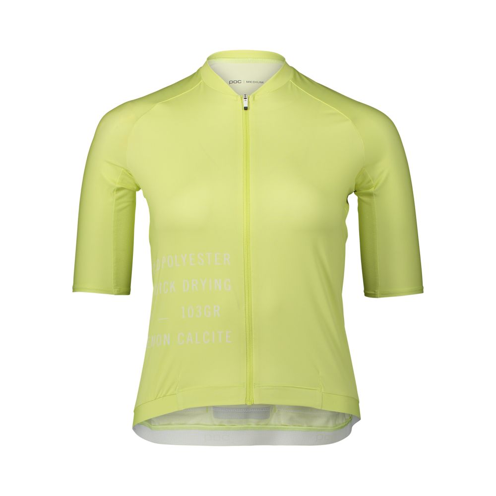 Poc W's Pristine Print Jersey Lemon Calcite LRG – obrázek 1