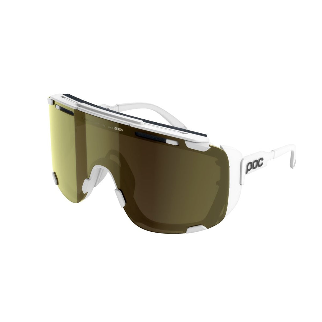 Poc Devour Glacial + Hydrogen White/Clarity Universal/Sunny Gold ONE – obrázek 4
