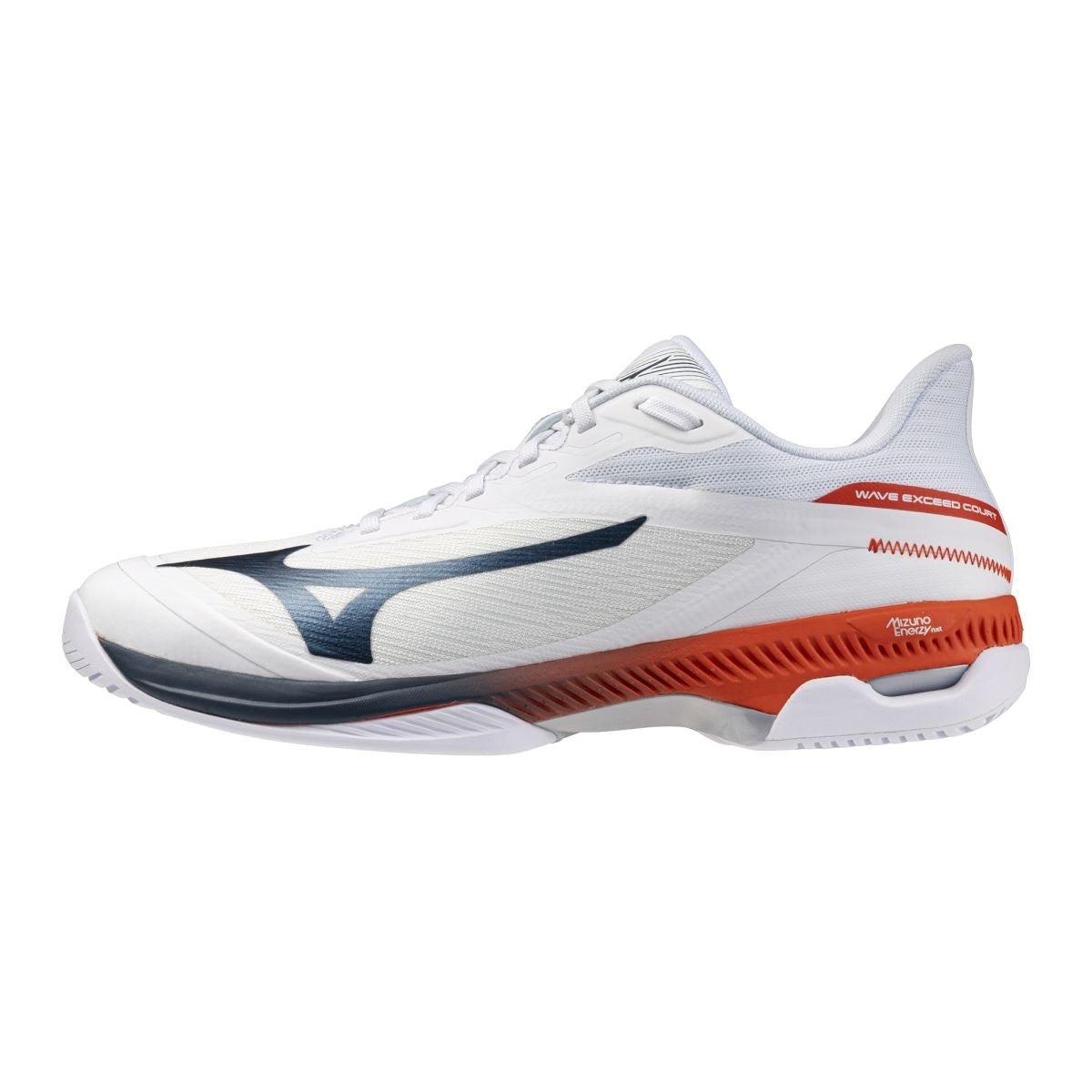 Mizuno WAVE EXCEED COURT AC / White/Insignia Blue/Orange / 40.5/7.0 – obrázek 1