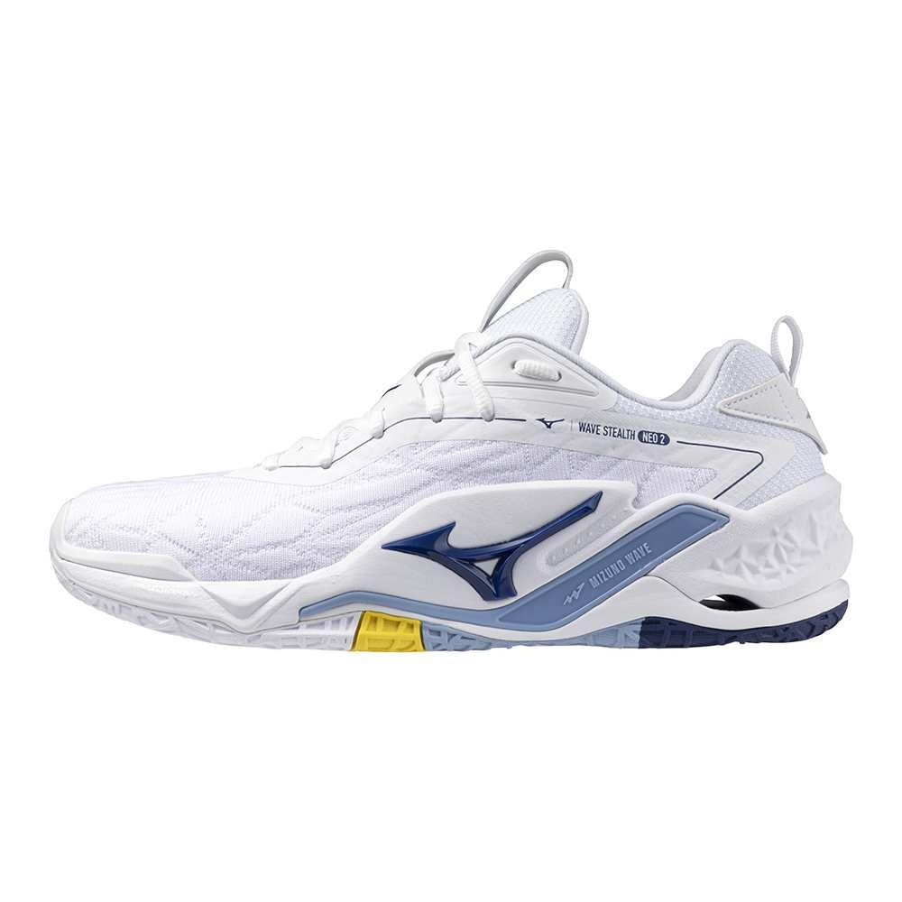 Mizuno WAVE STEALTH NEO 2(U) / White/BellwetherBlue/BelAirBlu / 50.0/14.0 – obrázek 1