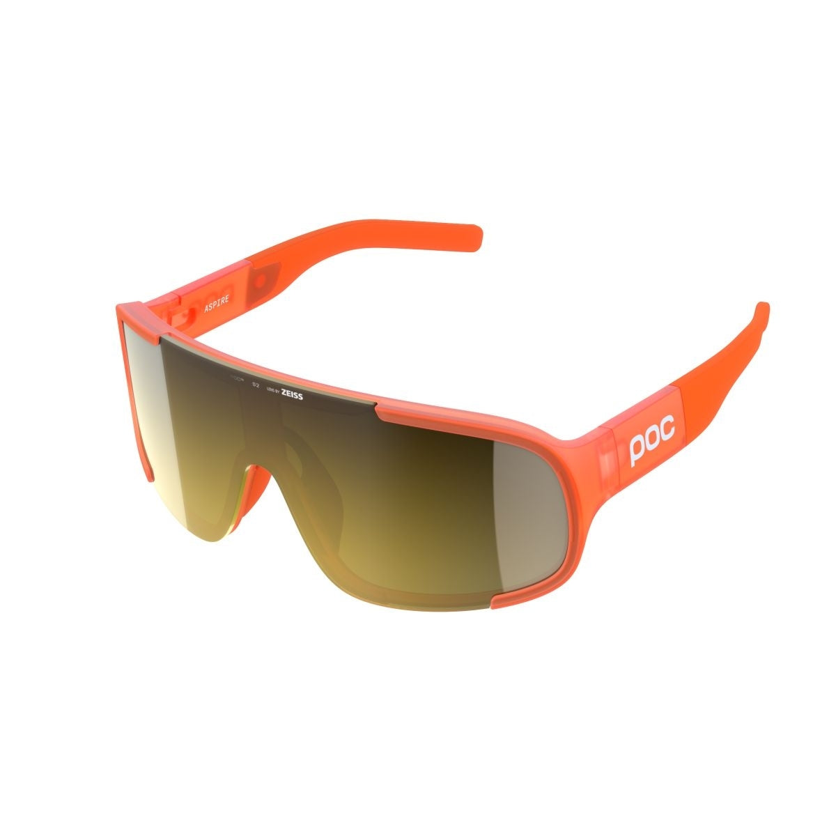 Poc Aspire WF Fluo. Orange Translucent/Clarity Road/Partly Sunny Gold ONE – obrázek 4