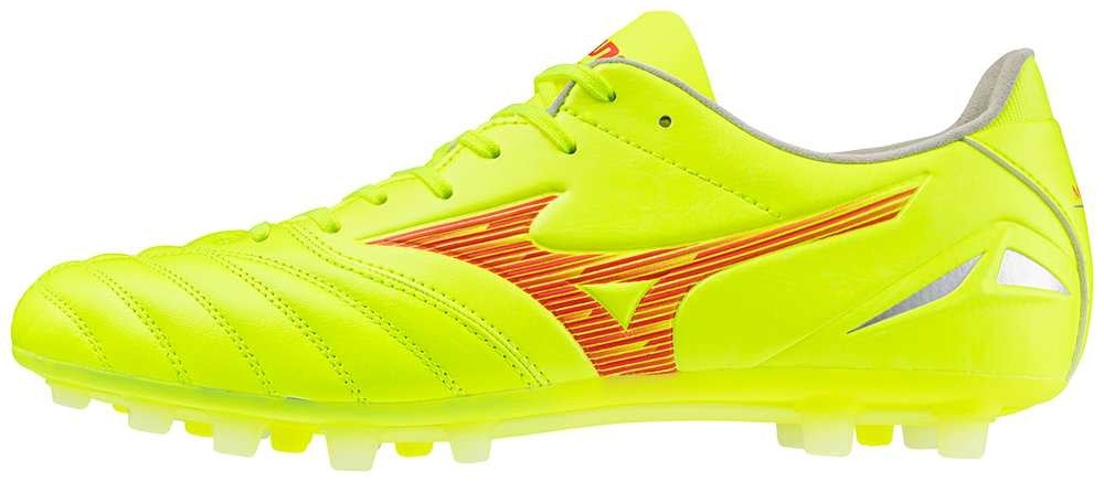 Mizuno MORELIA NEO IV PRO AG / Safety Yellow/Fiery Coral 2/Safety Yellow / 47.0/12.0 – obrázek 1