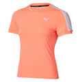 Mizuno Tennis Short Sleeve Tee / Flamingo Coral / L – obrázek 1