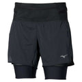 Mizuno Trail Multipocket 2in1 Short / Black / XS – obrázek 1