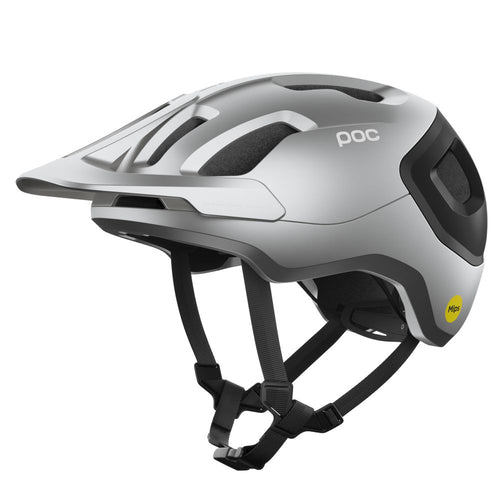 Poc Axion Race MIPS Uranium Black/Argentite Silver Matt XSM – obrázek 1
