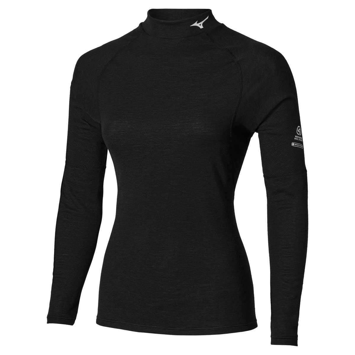 Mizuno Premium Merino Wool High Neck / Black / L – obrázek 1