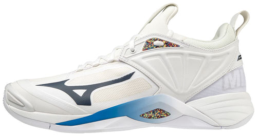 Mizuno WAVE MOMENTUM 2 / Undyed White  / Spellbound / Peace Blue  / 50.0/14.0 – obrázek 1