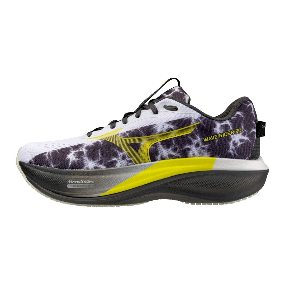 Mizuno WAVE RIDER 30 AMSTERDAM / White/Black / 37.0/4.5 – obrázek 1