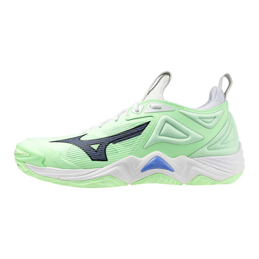 Mizuno WAVE MOMENTUM 3(U) / Neo Mint/Black/Frontier Blue / 50.0/14.0 – obrázek 1