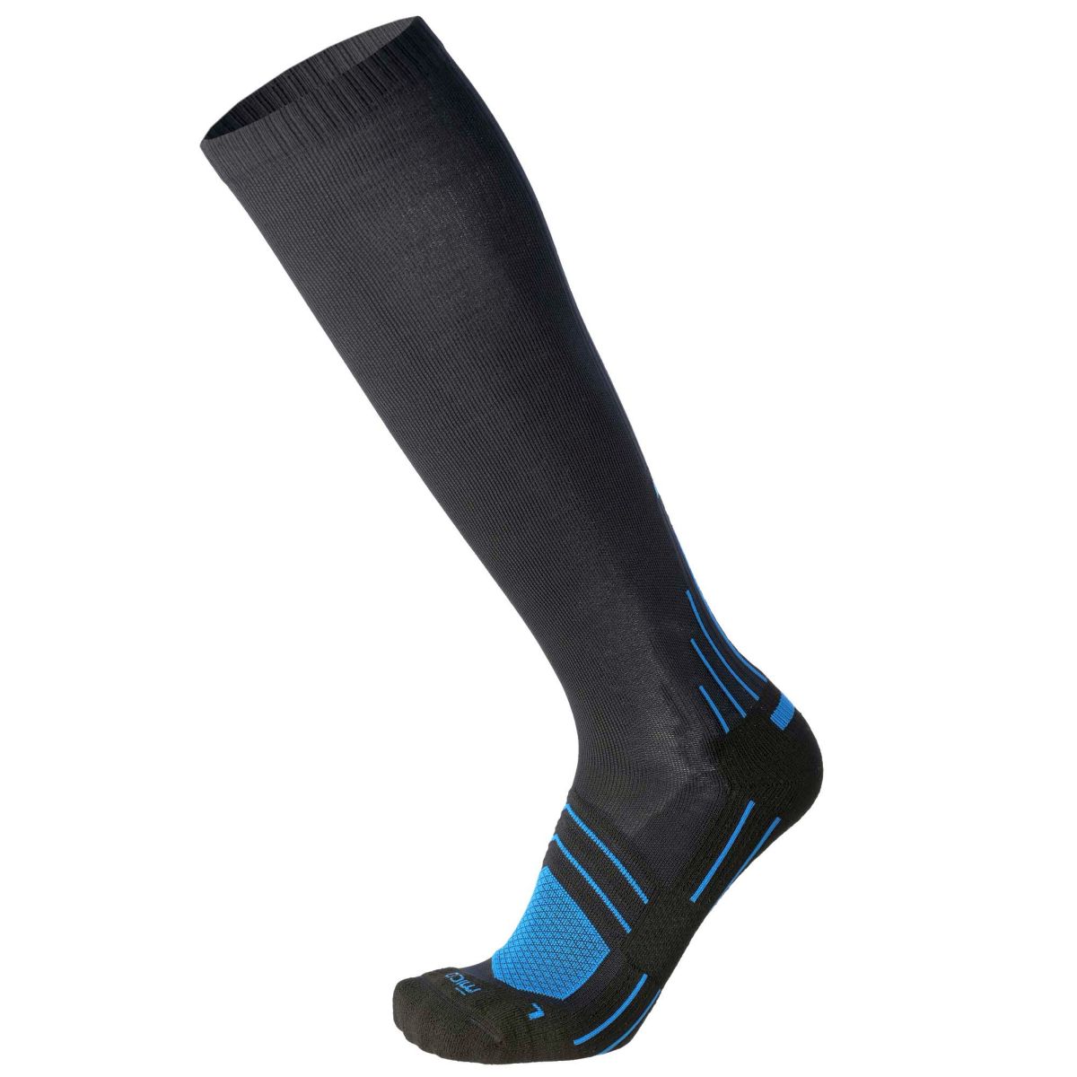 Mico MEDIUM W. LONG TREK SOCKS COMPRESSION, BLU, S – obrázek 1