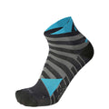 Mico LIGHT W. ODORZERO IONIC+ RUN ANKLE SOCK, NERO/GRIGIO, M – obrázek 1