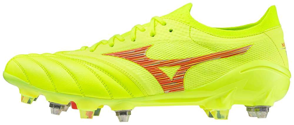 Mizuno MORELIA NEO IV ? JAPAN MIX / Safety Yellow/Fiery Coral 2/Safety Yellow / 38.0/5.0 – obrázek 1