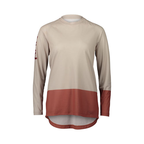 Poc W's MTB Pure LS Jersey Light Sandstone Beige/Himalayan Salt XSM – obrázek 1