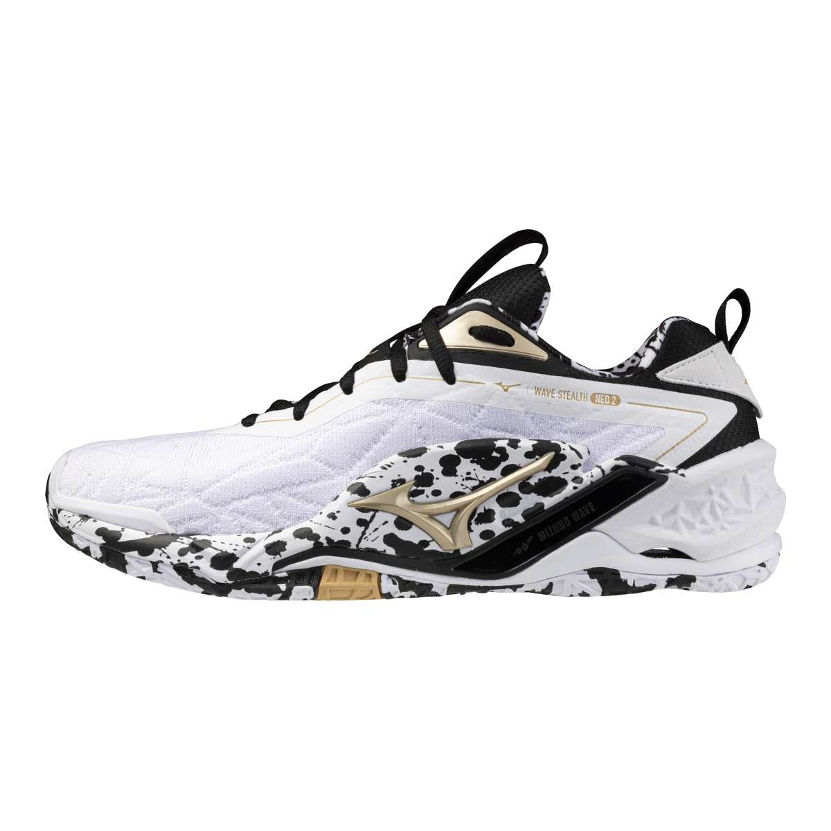 Mizuno WAVE STEALTH NEO 2(U) / White/Black/GE Gold / 50.0/14.0 – obrázek 1