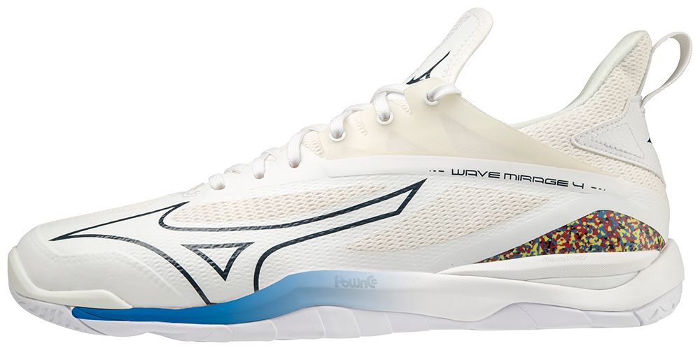 Mizuno WAVE MIRAGE 4 / Undyed White / Moonlit Ocean / Peace Blue  / 51.0/15.0 – obrázek 1