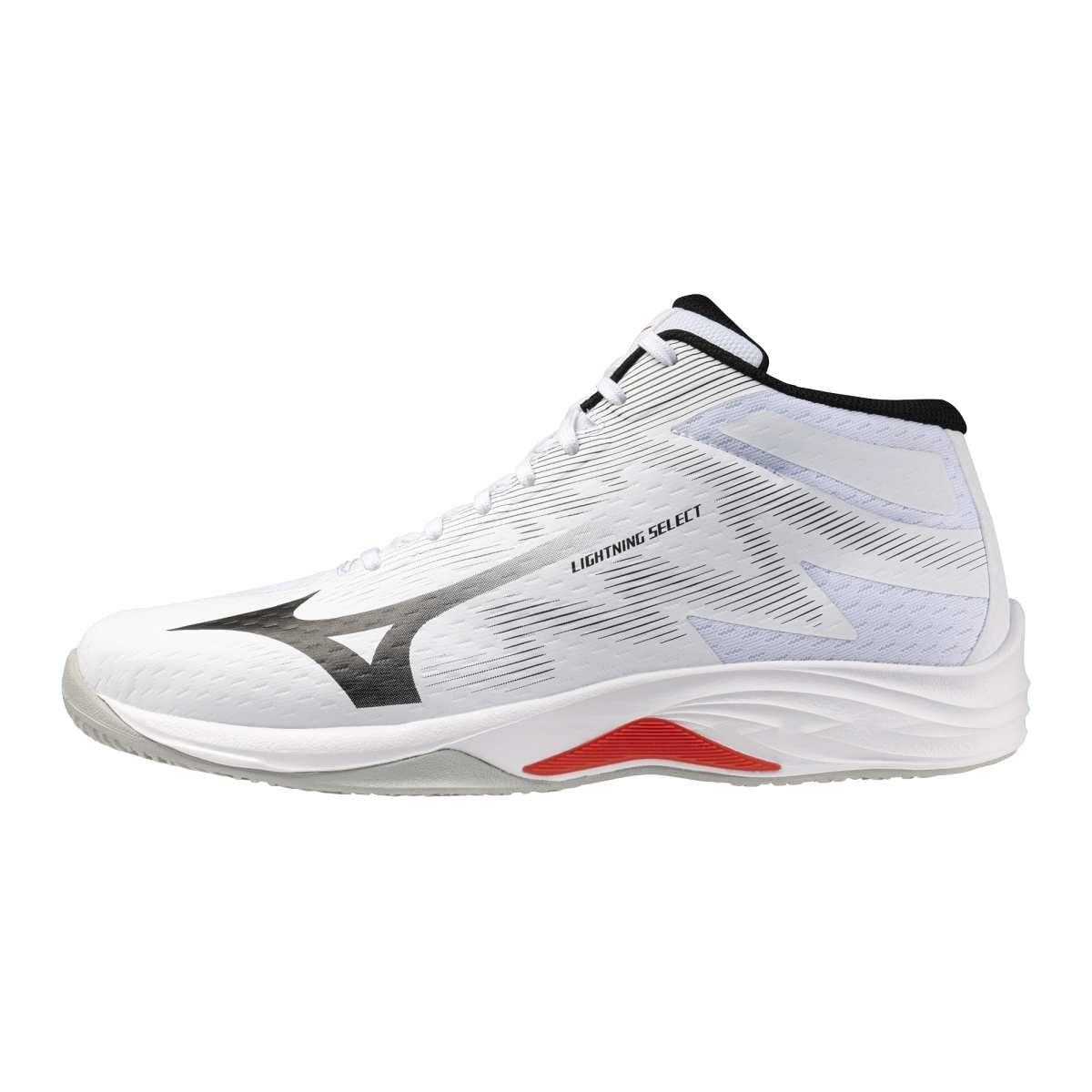Mizuno LIGHTNING SELECT MID(U) / White/Black/Fiery Red / 50.0/14.0 – obrázek 1