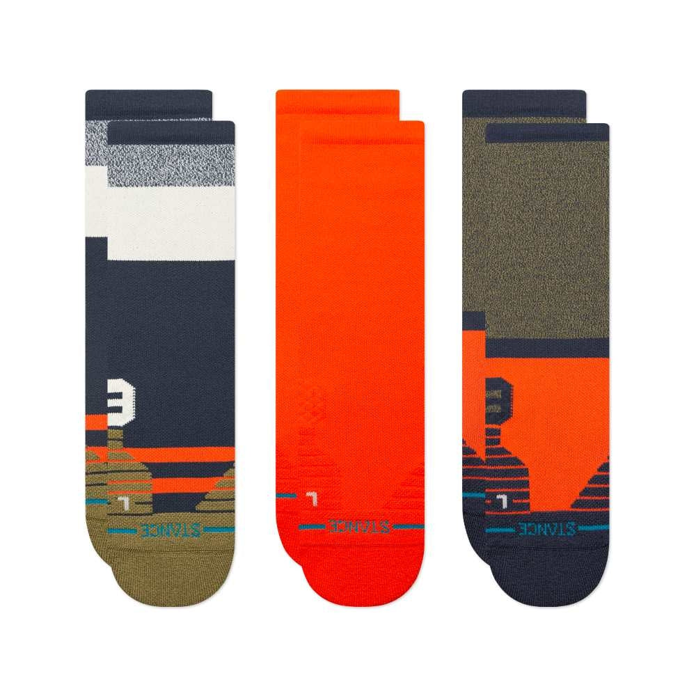 Stance ROUTE MID CREW 3 PACK/NVY/L – obrázek 1