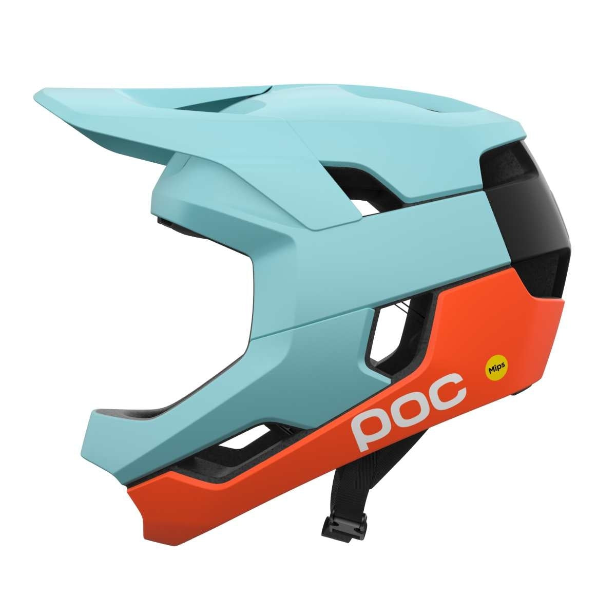 Poc Otocon Race MIPS Indicolite Blue Matt/Carnelian Orange Matt MED – obrázek 1