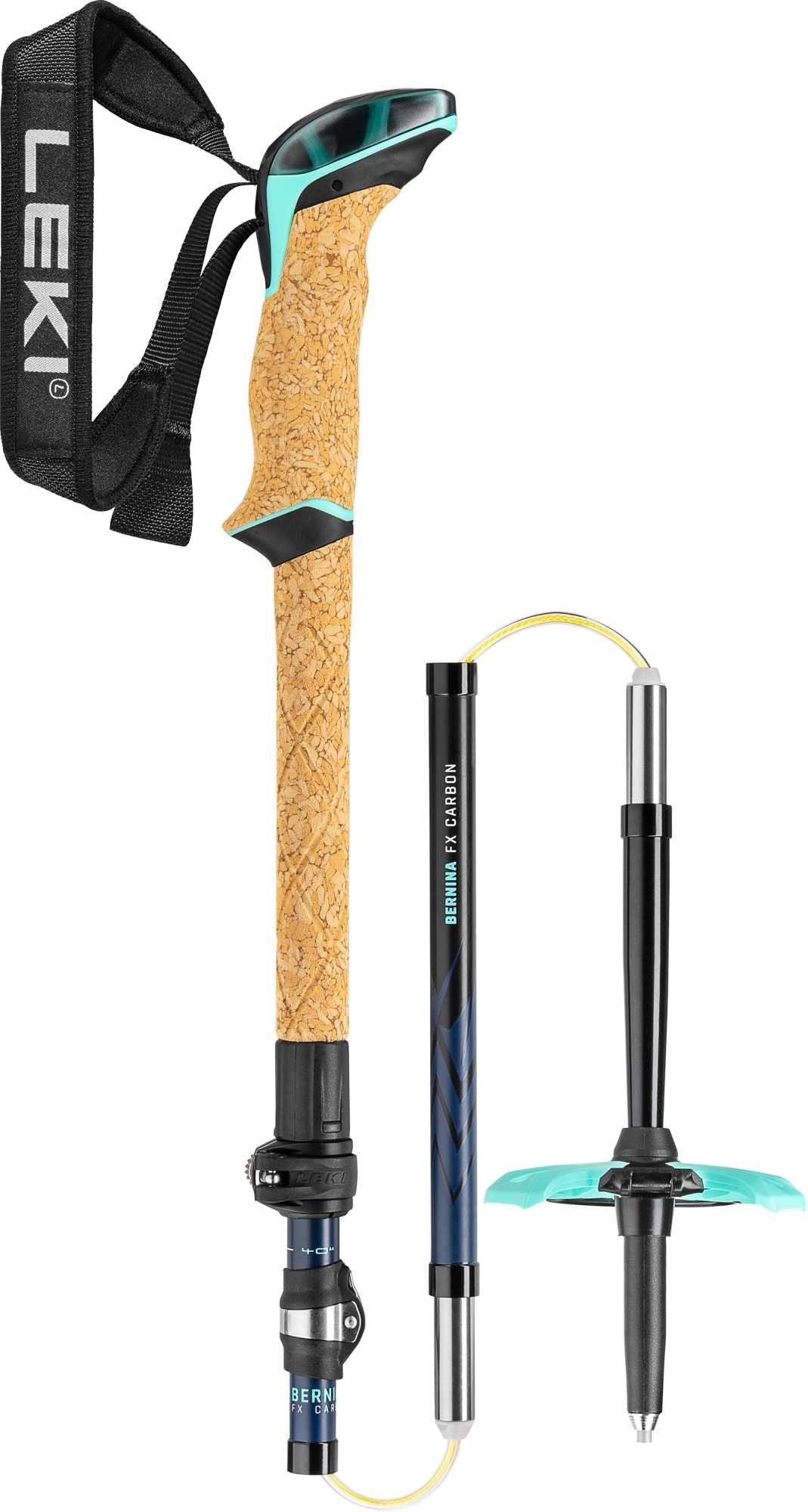 Leki Bernina FX Carbon , midnight blue-darkblue-mint, 100 - 120 cm – obrázek 1