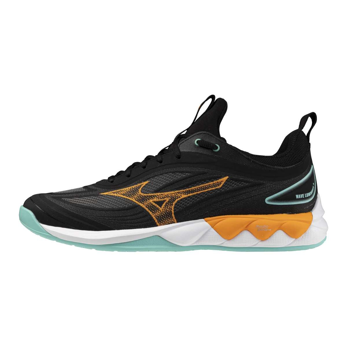 Mizuno WAVE LUMINOUS 3(U) / Black/Tangelo/Ice Green / 50.0/14.0 – obrázek 1