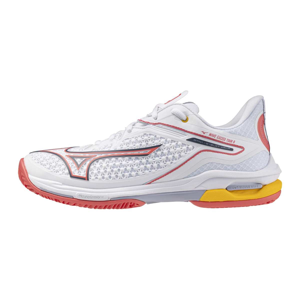 Mizuno WAVE EXCEED TOUR 6 CC(W) / White/Calypso Coral/Icelandic / 36.5/4.0 – obrázek 1