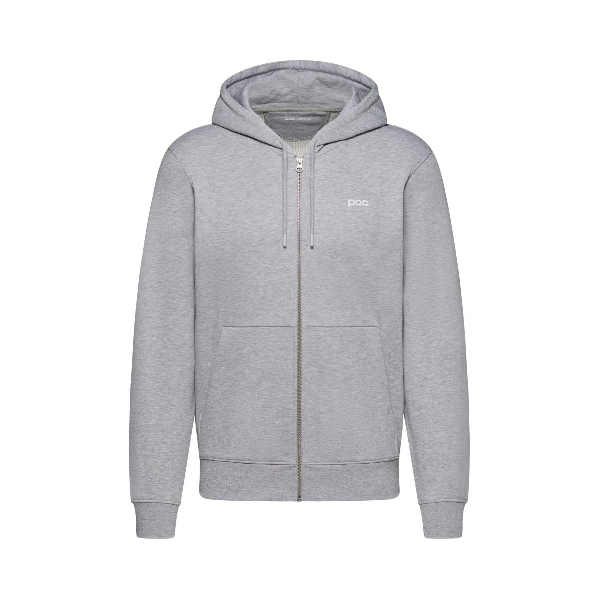 POC Zip Hoodie Grey Melange SML – obrázek 1