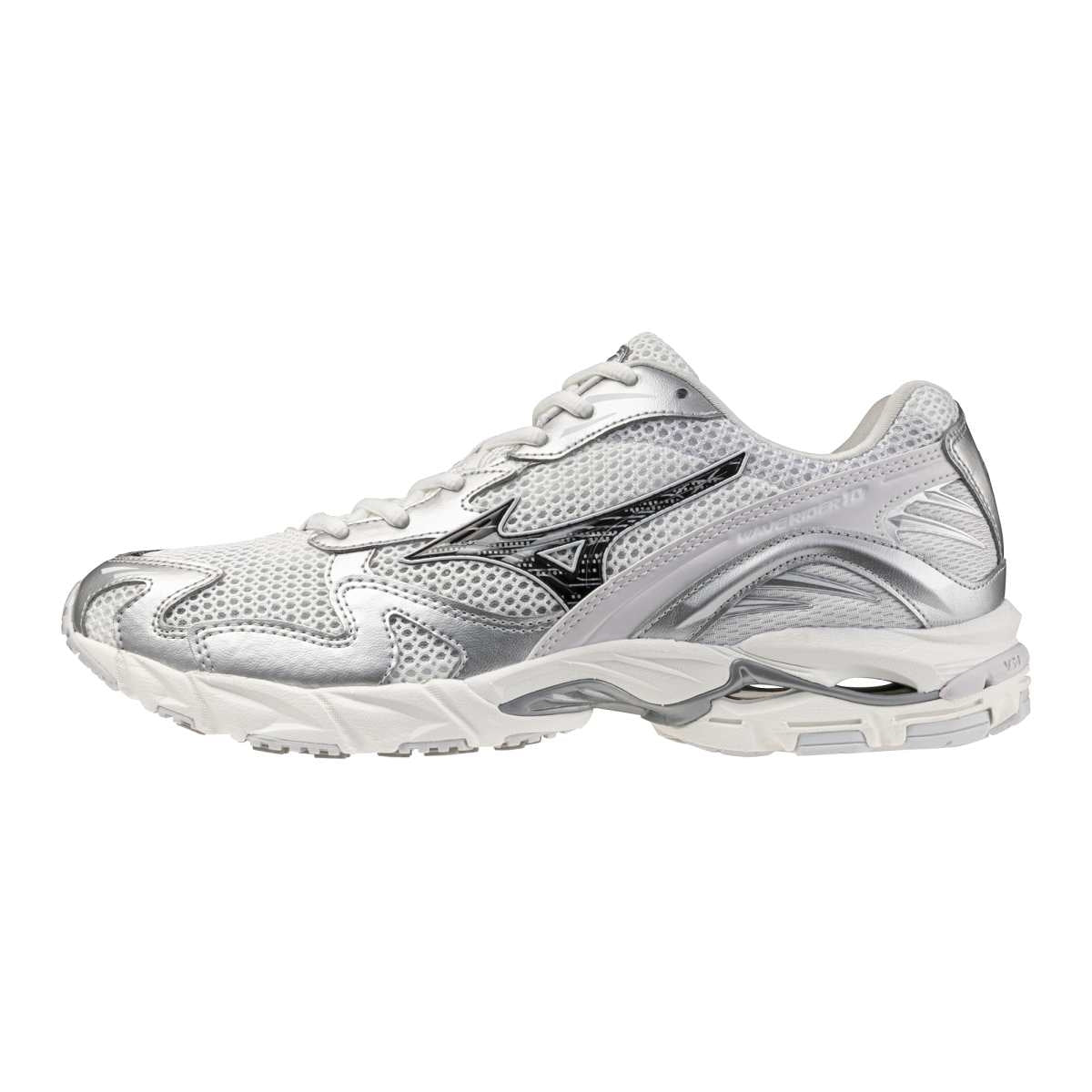 Mizuno WAVE RIDER 10 ''SPORT'' / GF White/Black Sand/Lilac Hint / 38.0/5.0 – obrázek 1