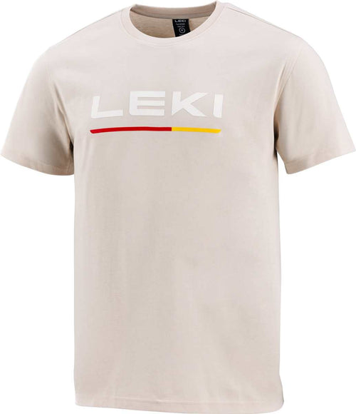 Leki Logo T-Shirt, beige, S – obrázek 1