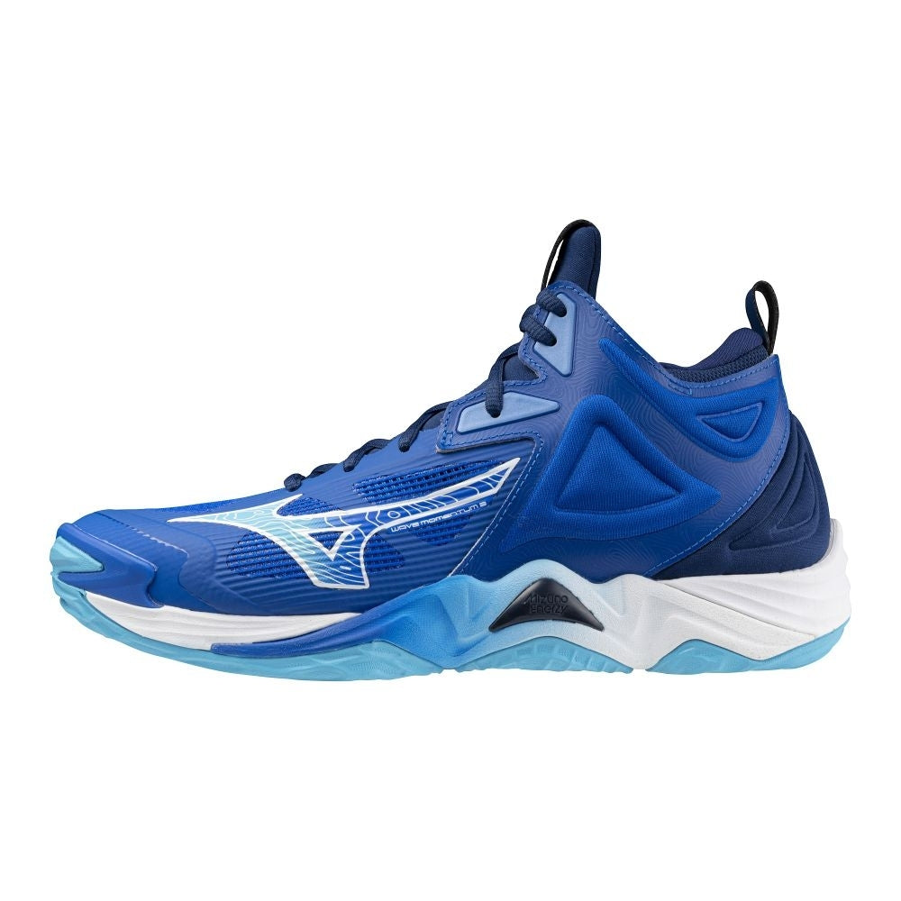 Mizuno WAVE MOMENTUM 3 MID / Mugen Blue/White/Estate Blue / 51.0/15.0 – obrázek 1