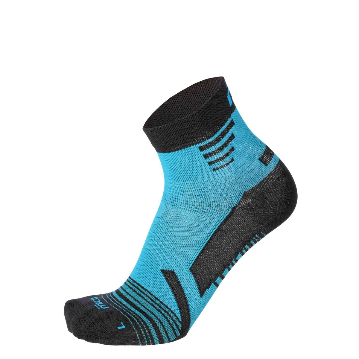 Mico LIGHT WEIGHT M1 TRAIL RUN SOCK, TURCHESE, S – obrázek 1