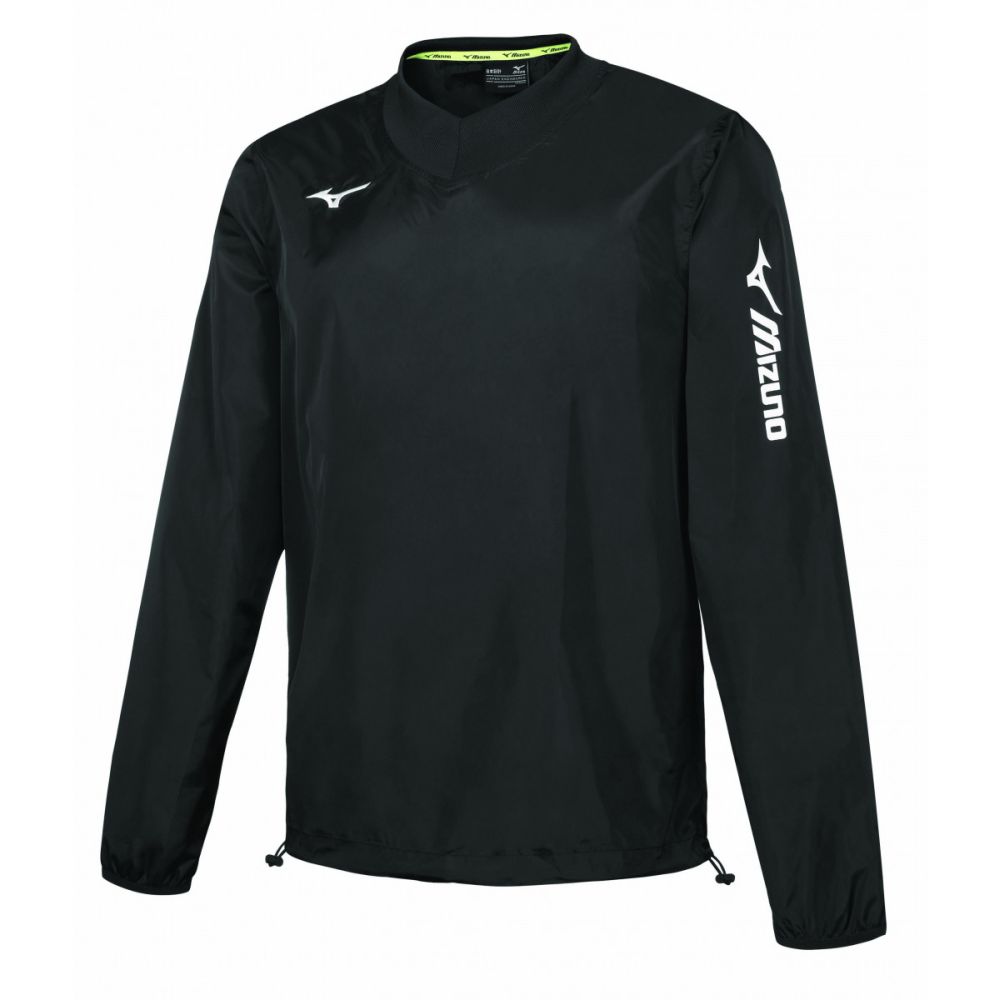 Mizuno Trad Rain Jacket/Black/S – obrázek 1
