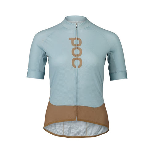 Poc W's Essential Road Logo Jersey Mineral Blue/Jasper Brown XLG – obrázek 1