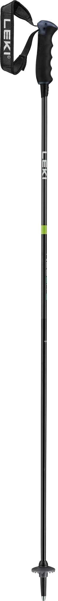 Leki Neolite Carbon, black-dark anthracite-neongreen, 120 cm – obrázek 1