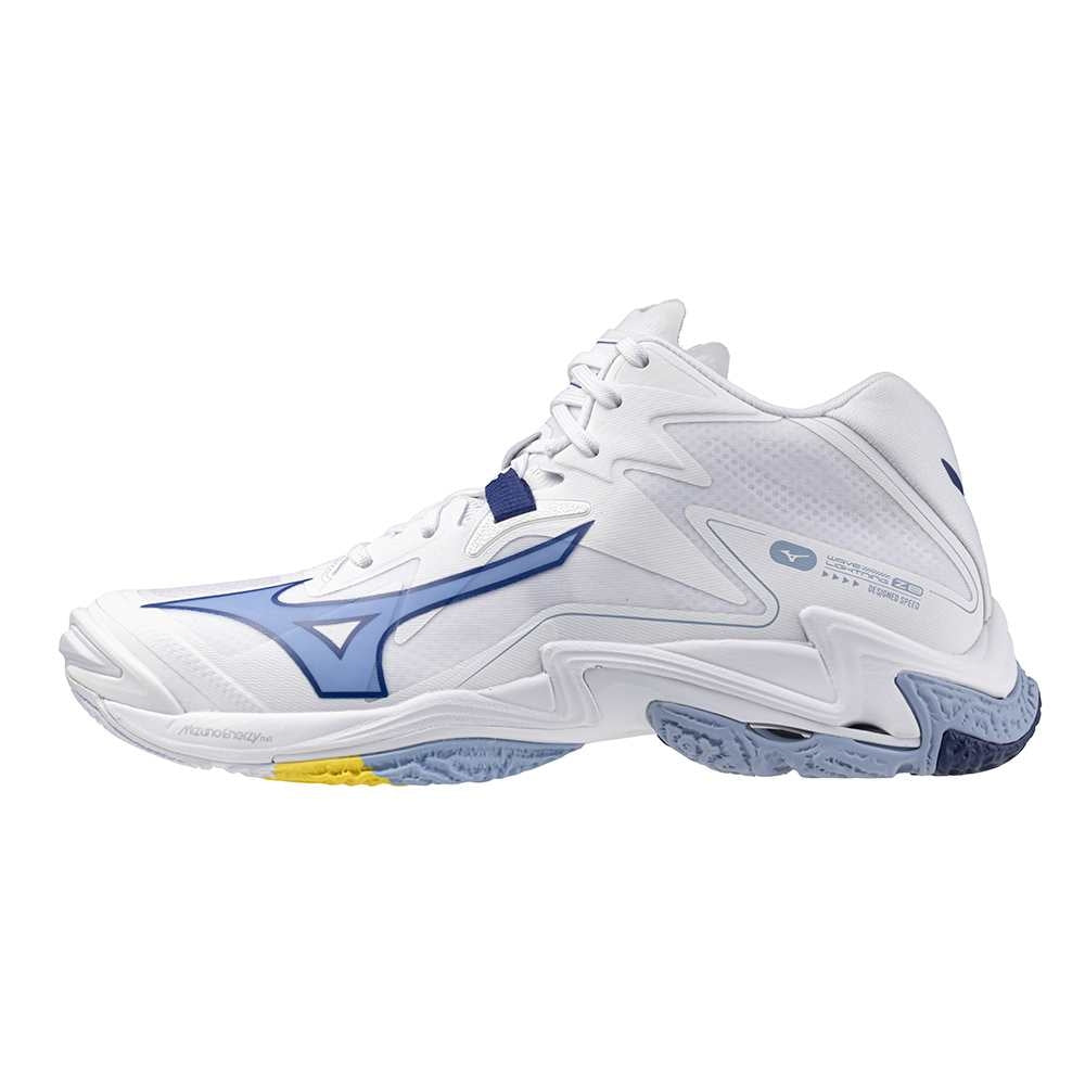 Mizuno WAVE LIGHTNING Z8 MID(U) / White/BellwetherBlue/BelAirBlu / 50.0/14.0 – obrázek 1