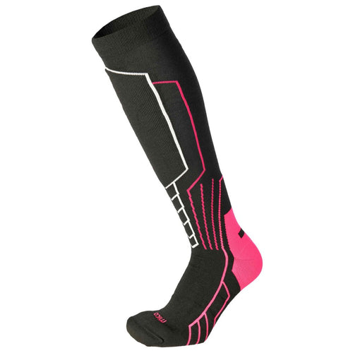 Mico MEDIUM W. WARM CONTROL WOMAN SKI SOCKS, NERO/FUCSIA FLUO, XS – obrázek 1