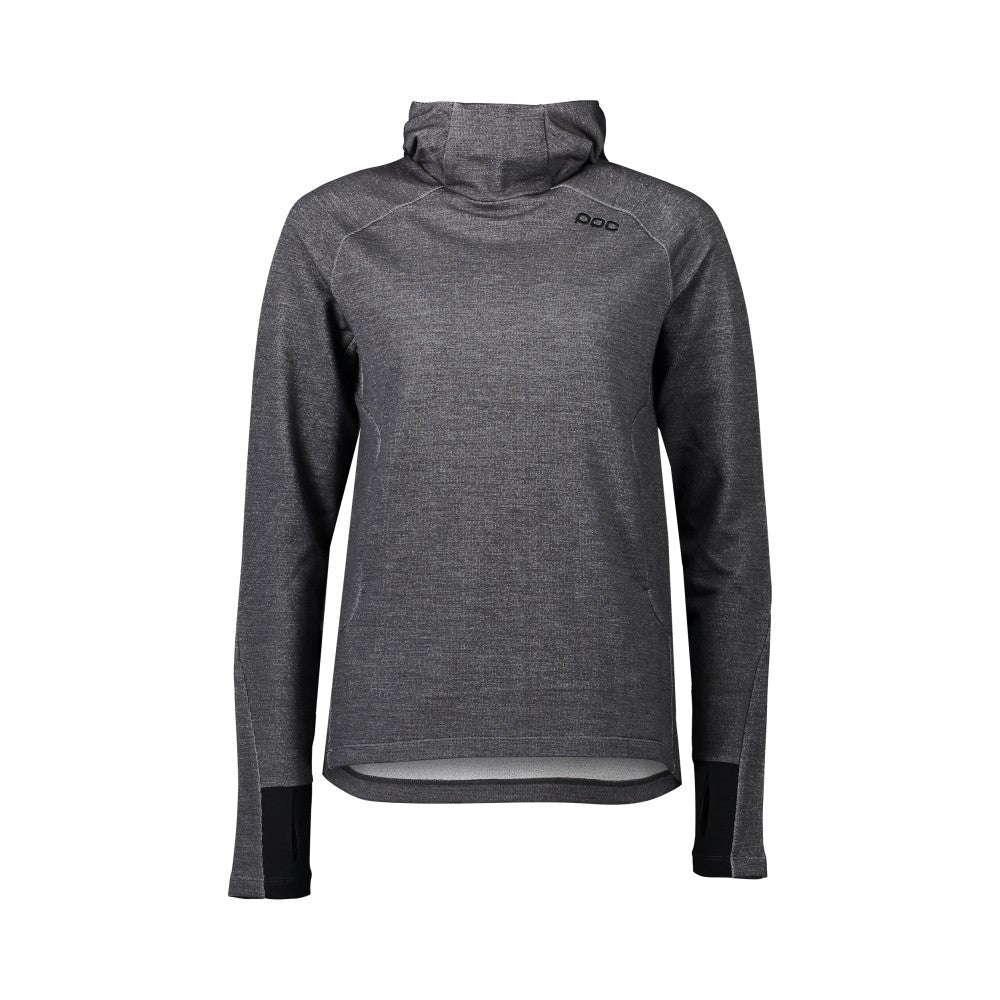 Poc W's Merino Hood Sylvanite Grey Melange XSM – obrázek 1