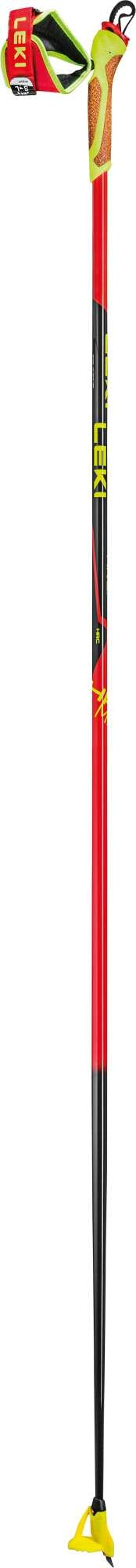 Leki HRC max FRT, bright red-neonyellow-carbon structure, 140 – obrázek 1