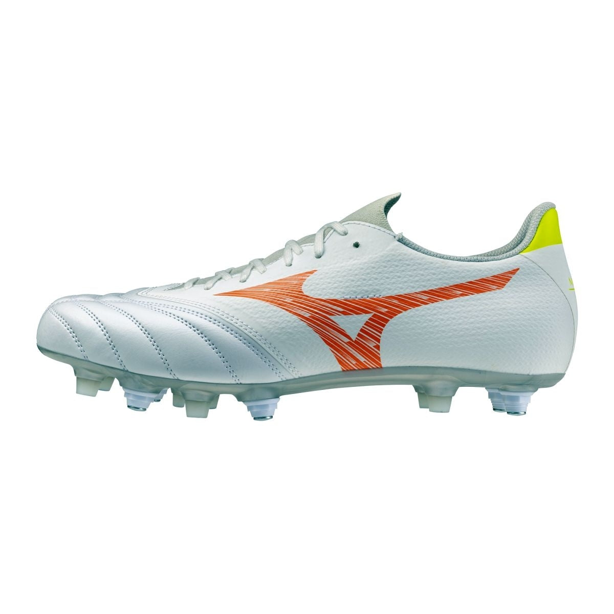 Mizuno MORELIA NEO V ? SELECT MIX / White/Lava Orange/Evening Primrose / 40.5/7.0 – obrázek 1