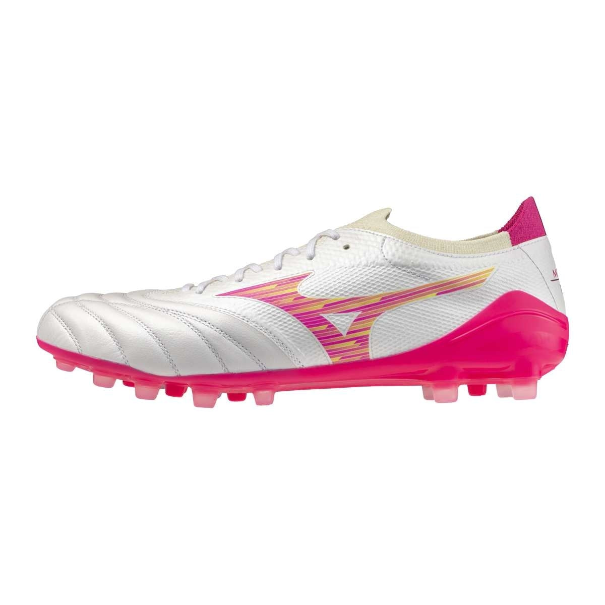 Mizuno MORELIA NEO IV Beta ELITE AG(U) / White/Pink Tetra/Fuchsia Purpl / 39.0/6.0 – obrázek 1