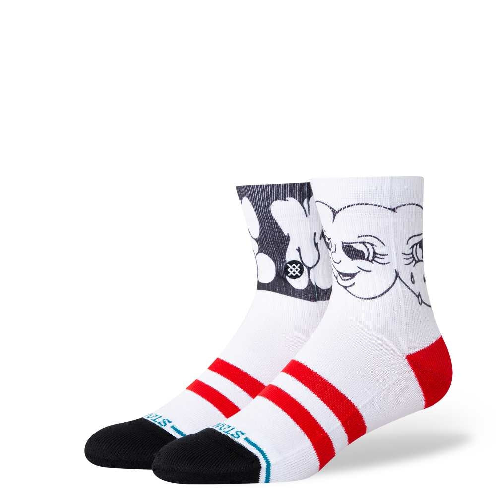 Stance SPARE ME QUARTER/WHT/S – obrázek 1