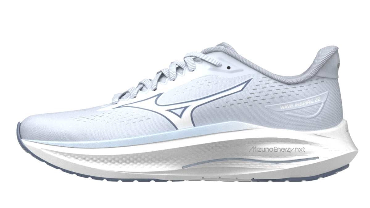 Mizuno WAVE INSPIRE 22(W) / Ancient Water/White/Ice Water / 36.5/4.0 – obrázek 1